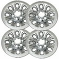thumbnail image 1 of Set of 4 17 inch Chrome ABS Wheel Covers Compatible with 2005-2006 Chevrolet Silverado 1500 HD Rims, 1 of 2