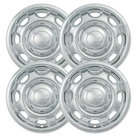 Set of 4 17 inch Chrome ABS Wheel Covers Compatible with 2010-2025 Ford F-150 XL Rims
