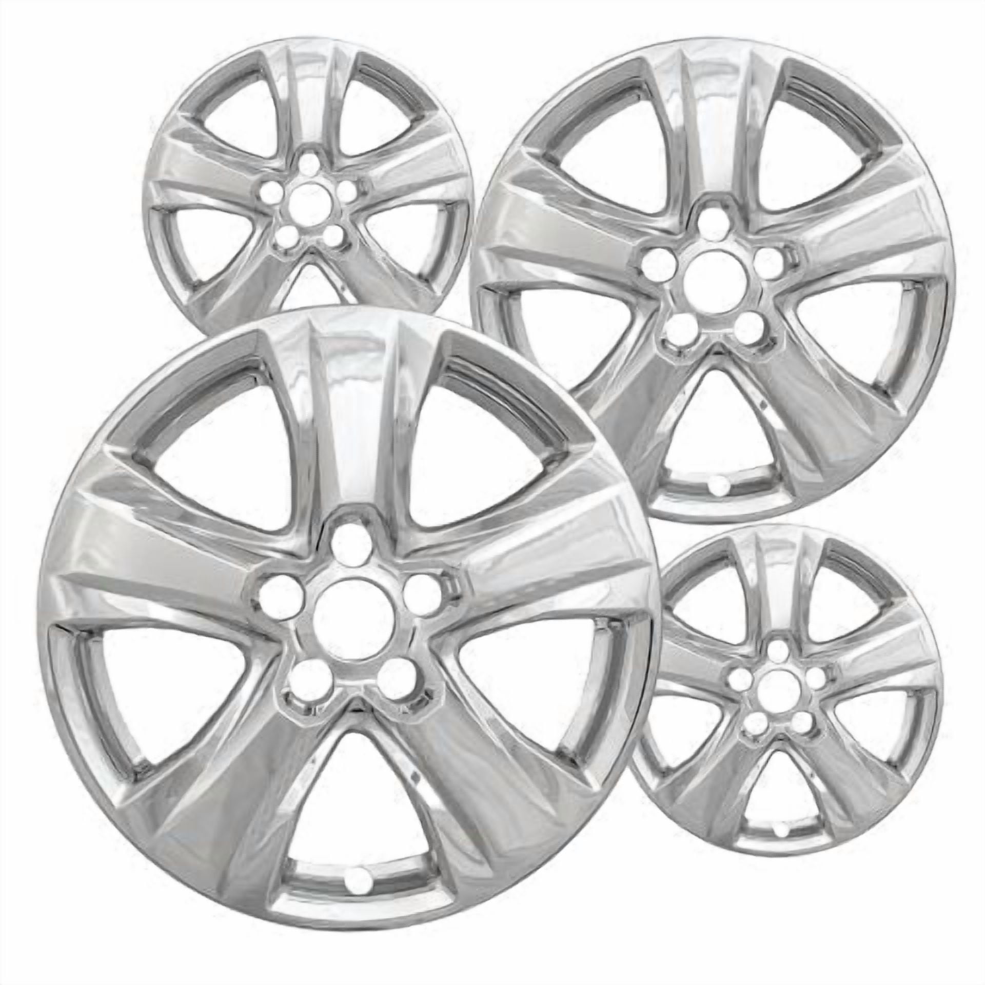 Set of 4 17 inch Chrome ABS Wheel Covers Compatible with 2019–2024 ...