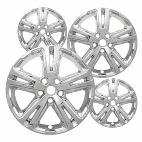 Set of 4 17 inch Chrome ABS Wheel Covers Compatible with 2023-2024 GMC Terrain SLE Rims