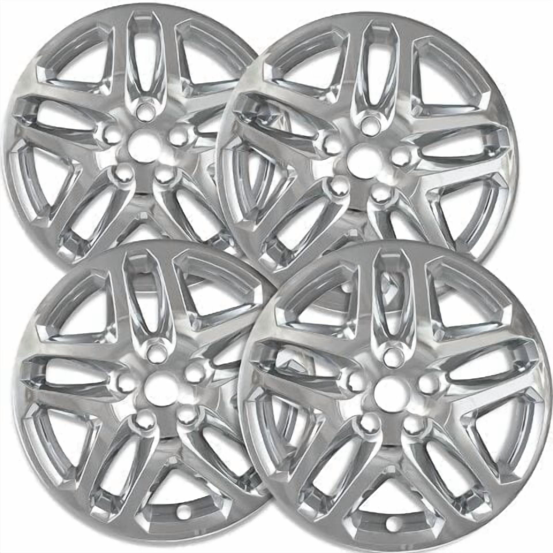 Set of 4 17 inch Chrome Wheel Skins Covers Compatible with 13-16 Ford ...