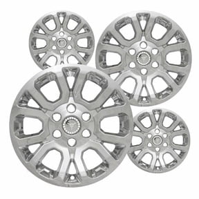 Set of 4 18 inch Chrome ABS Wheel Covers Compatible with 2015-2020 GMC Yukon SLE SLT Rims