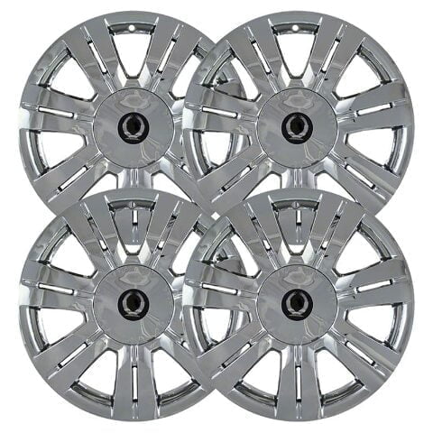 Set of 4 18 inch Chrome Wheel Skins Covers compatible with 10-16 ...