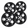 thumbnail image 1 of Set of 4 18 inch Gloss Black ABS Wheel Covers Compatible with 2018 Jeep Wrangler JK Rims, 1 of 2