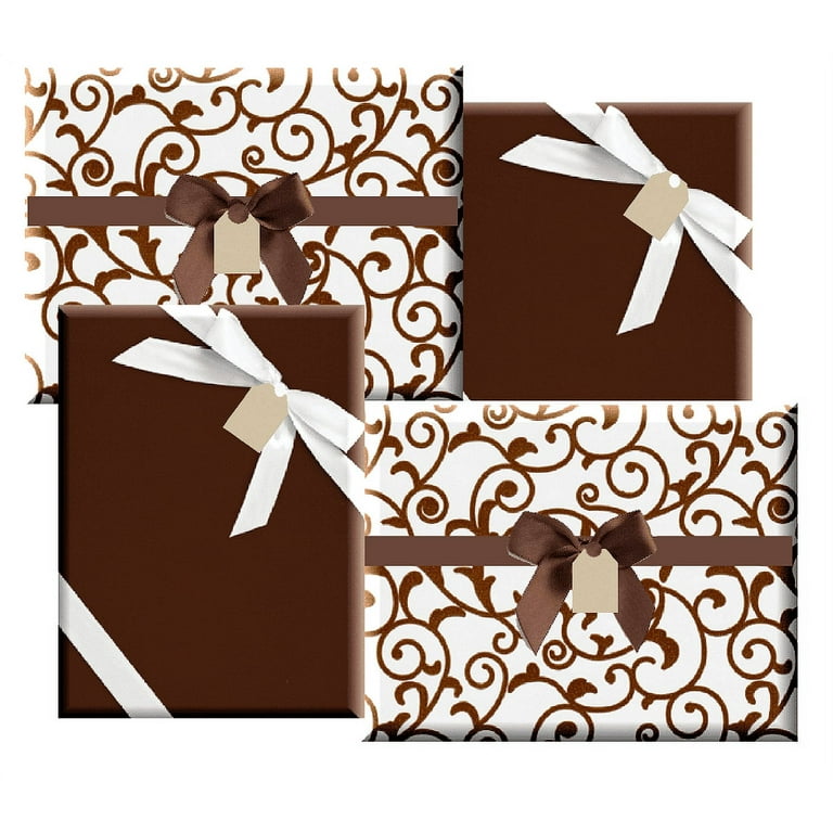 Chocolate Wrapping Paper, Cocoa Elegance: Chocolate-colored Wrapping Paper, Chocolate  Brown Wrapping Paper, Dark Brown Wrapping Paper 