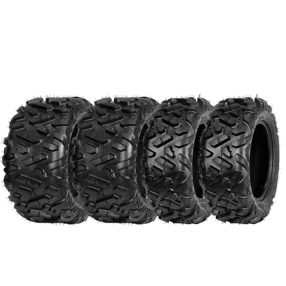 Set of 4-26x9-14 Front & 26x11-14 Rear, 6PR All-Terrain ATV/UTV Tires for Trail Riding, Mud, Sand, Farm & Outdoor Work,DAV108