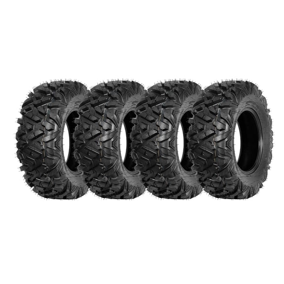 Set of 4- 29x9-14, 6PR 29 9 14 All-Terrain ATV/UTV Tires ATV Tire for Trail Riding, Mud, Sand, Farm & Outdoor Work