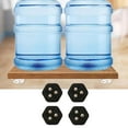thumbnail image 1 of Set of 4 360-Degree Rotating Pulley Wheels with Steel Beads Gliding Furniture Movers for Trash Cans Storage Boxes & Bedside Tables Supports Up to 66, 1 of 3