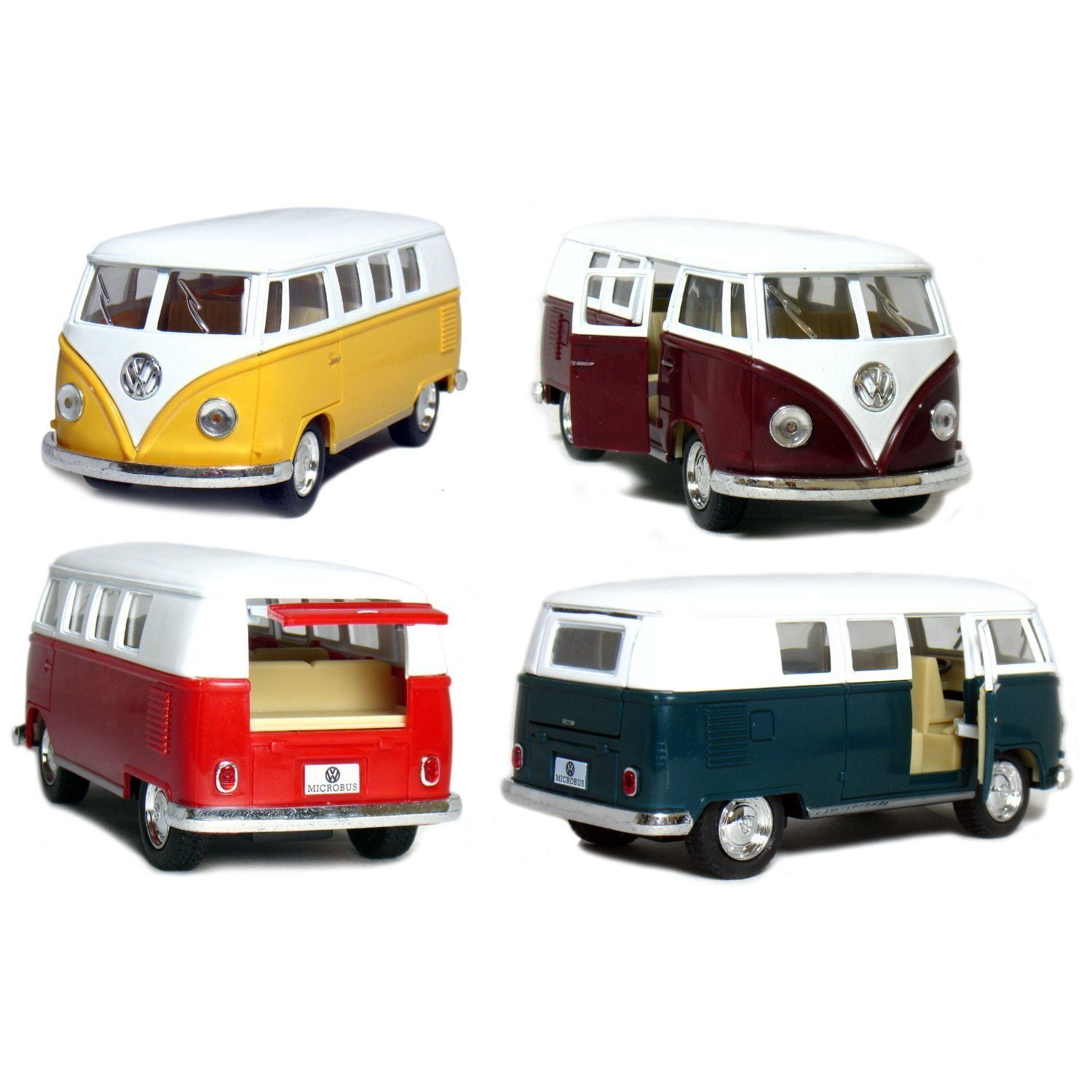 ミニカー ROAD 1962 VOLKSWAGEN MICROBUS Road Signature Flower Power Edition 1:18 '62 Volkswagen