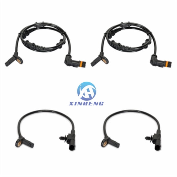 Set of 4 ABS Wheel Speed Sensor Front Rear For Mercedes-Benz W164 ML320 ML350 GL