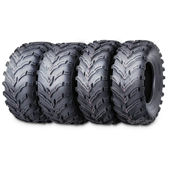 Set of 4 ATV/UTV Tires 26x9-12 26x9x12 Front 26x11-12 26x11x12 Rear 10275/276