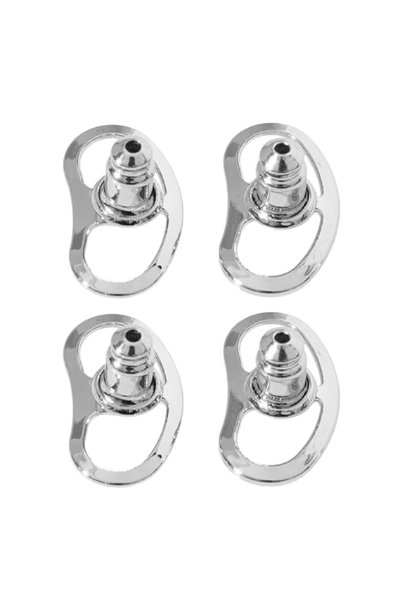Set of 4 Adjustable Earring Support Backs for Large Earrings Practical Ear Closures Plug Ear Lobes Support Patches