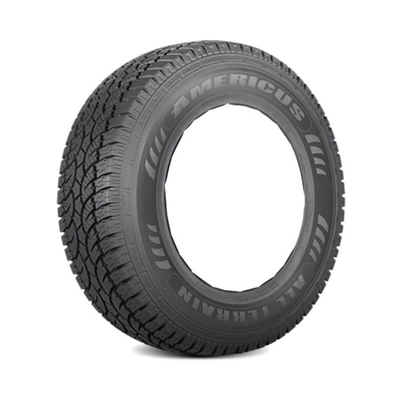 Set of 4 Americus Rugged All Terrain LT235/85R16 120/116S E Tires Fits: 2004 Ford F-250 Super Duty King Ranch, 2003-04 Ford F-350 Super Duty Lariat