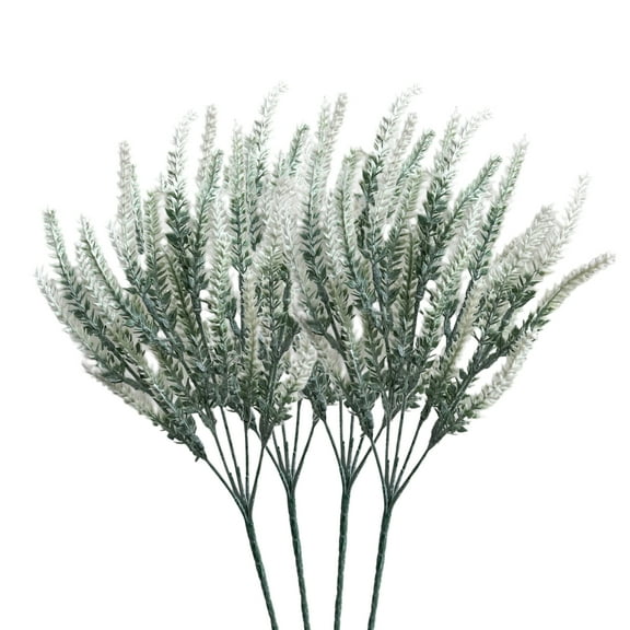 Set of 4 Artificial Lavender Stems for Home Décor
