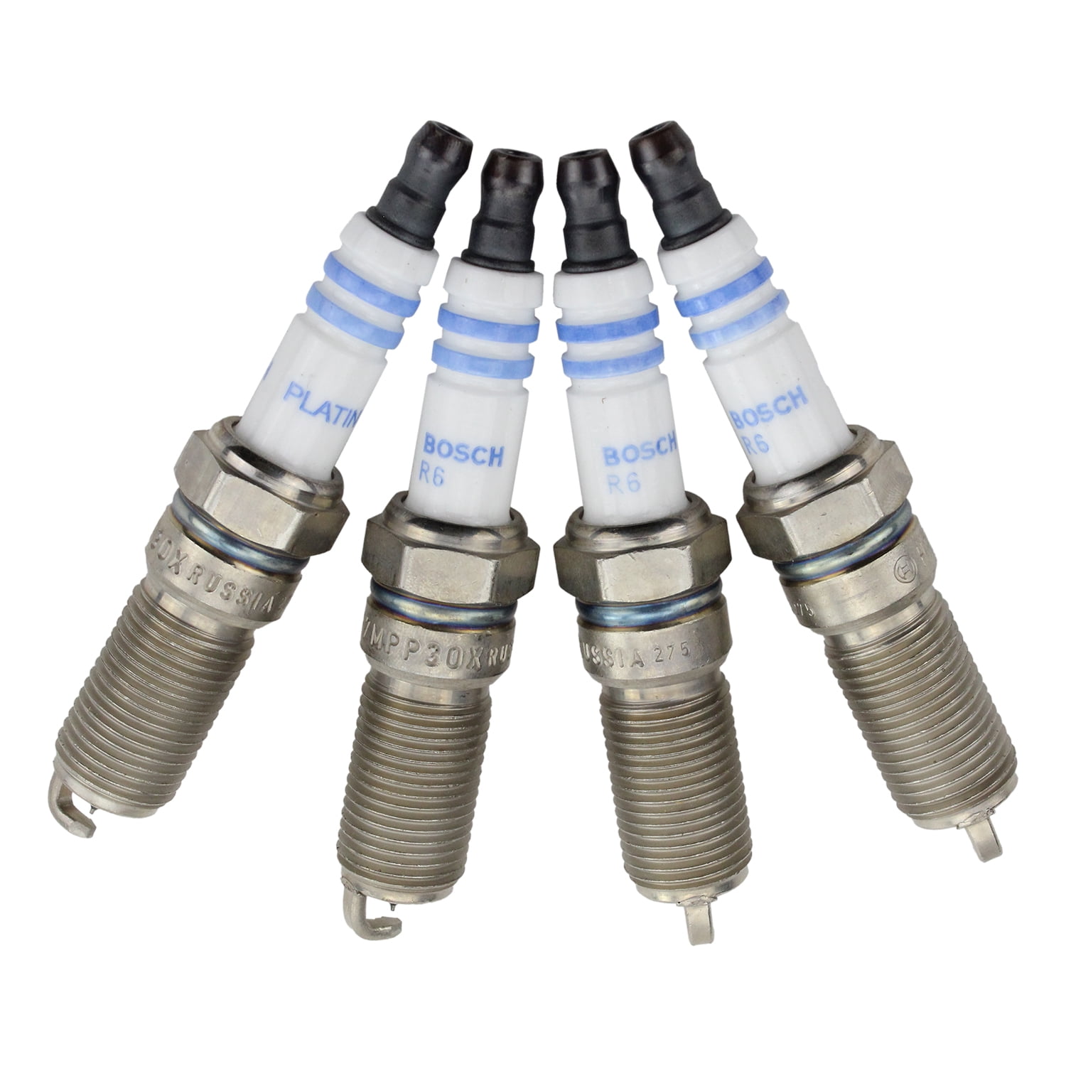Set of 4 BOSCH OE Fine Wire PLATINUM Power Performance Spark Plugs ...
