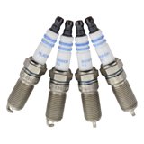 Set of 4 BOSCH OE Fine Wire PLATINUM Power Performance Spark Plugs ...