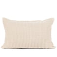 thumbnail image 1 of Set of 4 Beige Overstitch Rectangle Pillow, 1 of 1