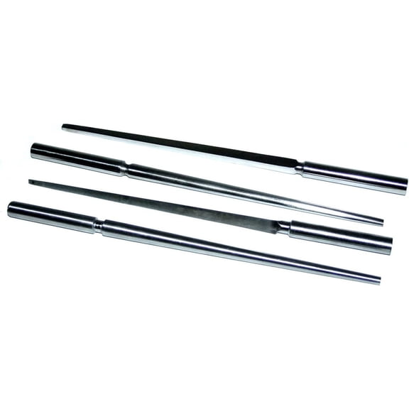 Set of 4 Bezel Mandrels 11 Inch Oval, Round, Square and Half Round
