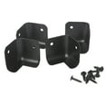 Set of 4 Black 2 Hole Steel Guitar Amplifier Speaker Corner