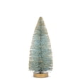 thumbnail image 1 of Set of 4 Blue Brush Tree With Glitter Figurine, 1 of 1