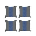 thumbnail image 1 of Set of 4 Blue Houndstooth Pillow Covers, 1 of 3