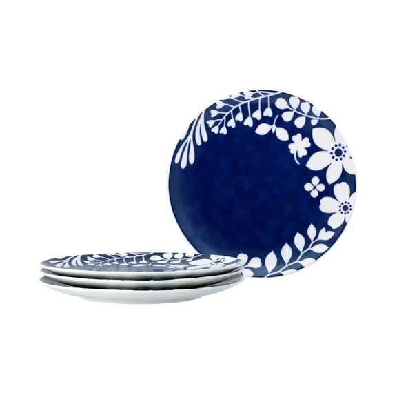 Set of 4 Bluefjord Coupe Dinner Plates, 11"