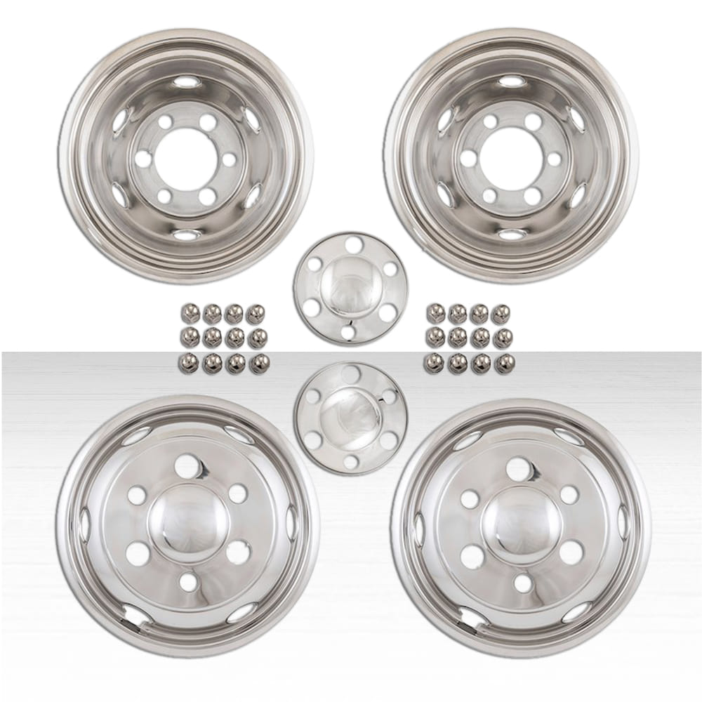 Set of 4 Bolt-On Polished 19.5