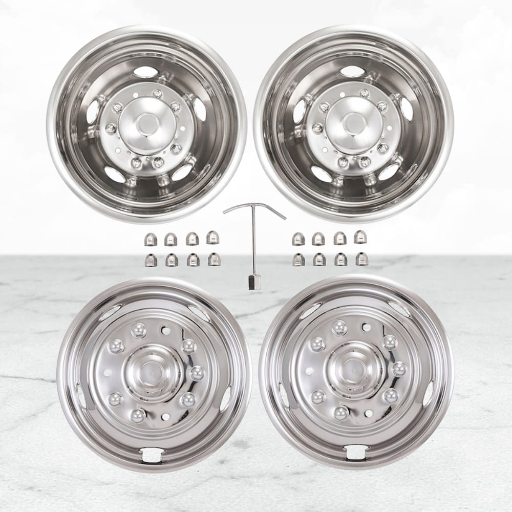 Set of 4 Bolt-On Polished 19.5