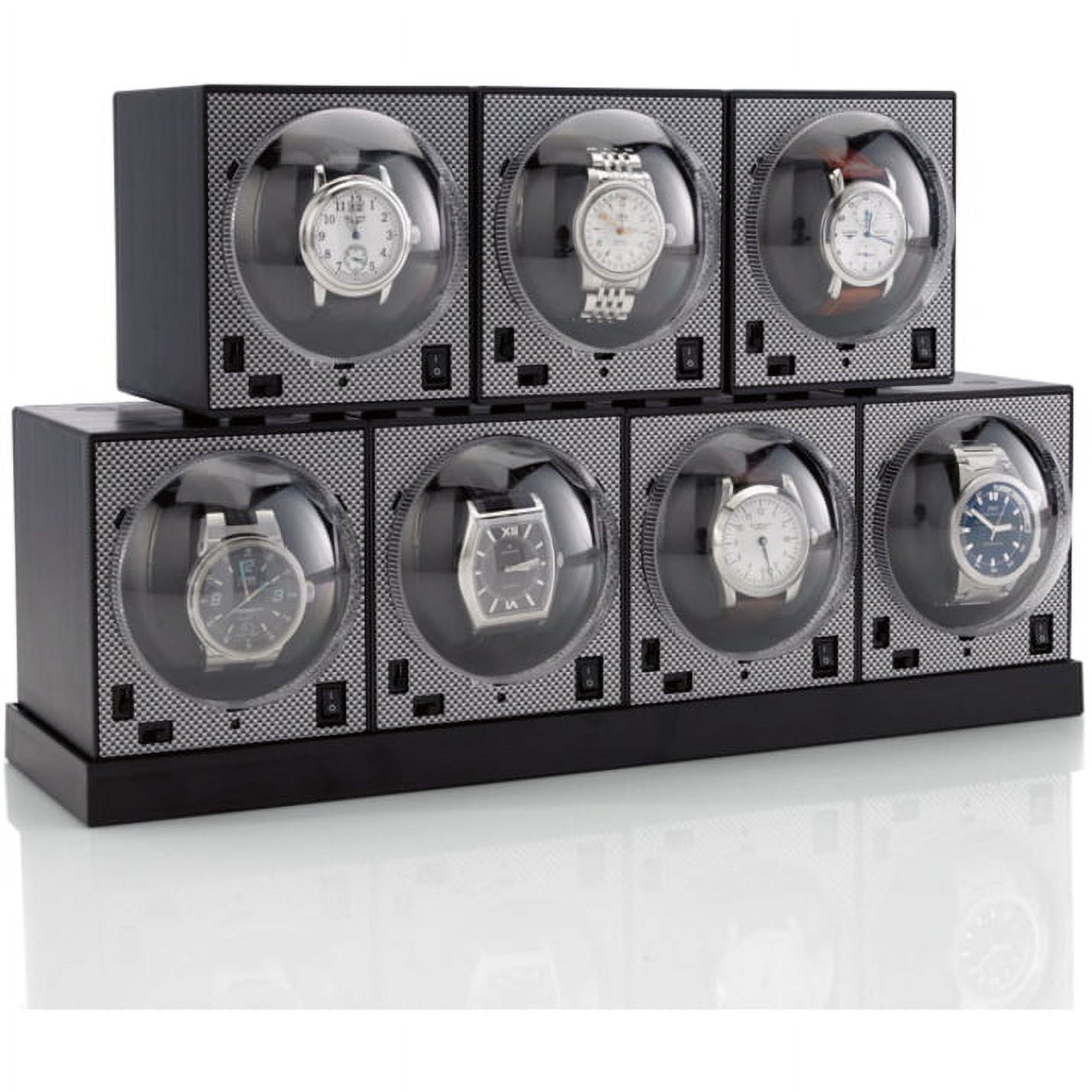 Stackable clearance watch winder