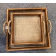 thumbnail image 1 of Set of 4 Brown Contemporary Serving Trays, 1 of 1