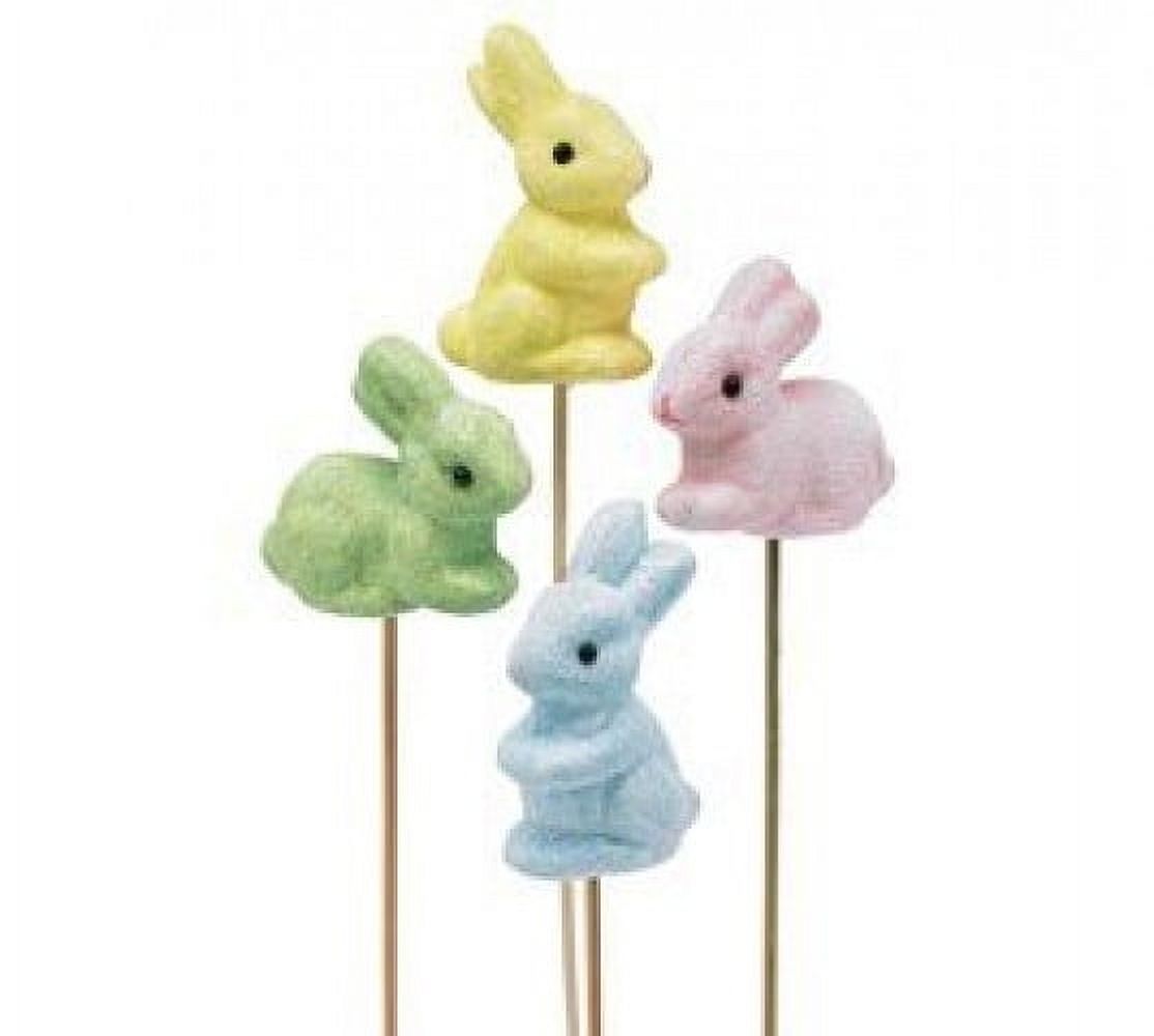 (Set of 4) Bunny Picks in 4 Pastel Colors Decorative - Walmart.com
