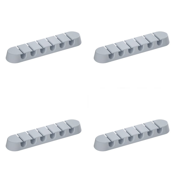 Set of 4 Cable Storage Stand Cable Organizing Tray Cord Management Container Office Essential Suitable for Office Home