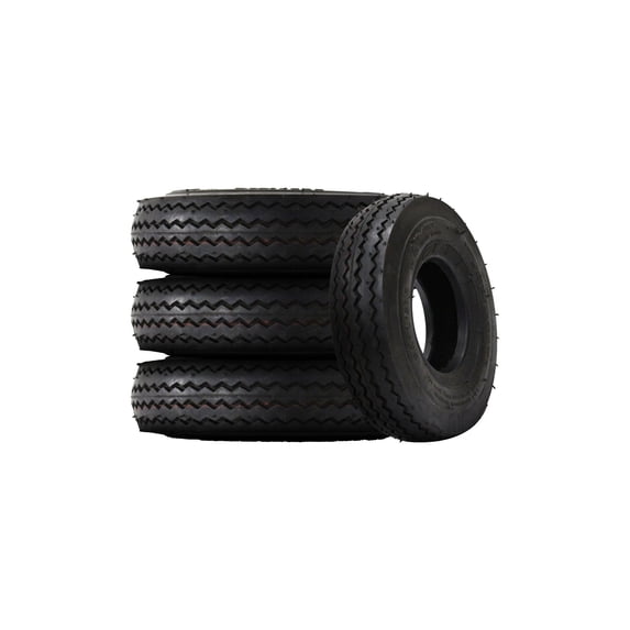 Set of 4 Carlisle Sawtooth 4.80/4-8 57A3 A Tires