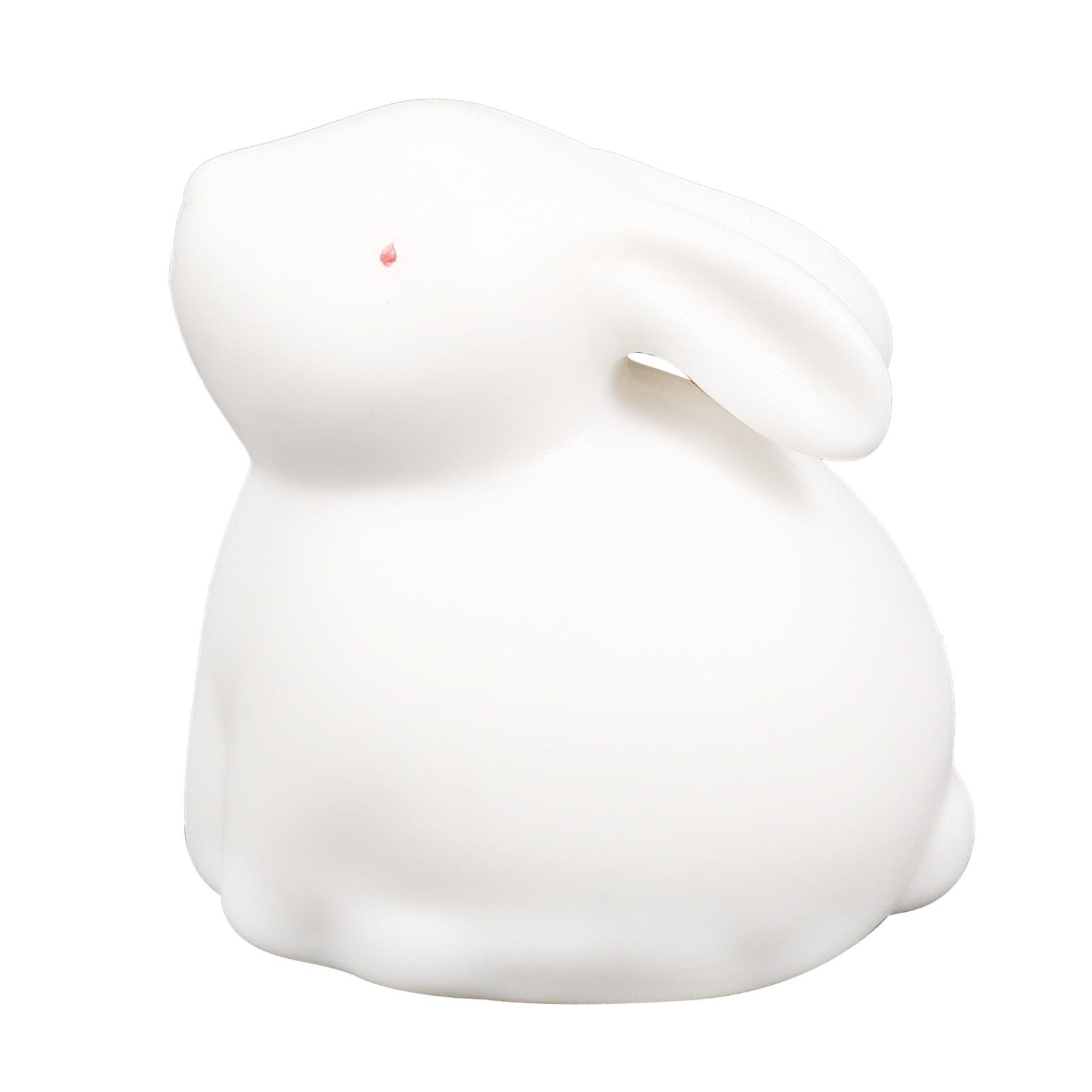 Set of 4 Ceramic Rabbit Statue Ornament Small Bunny Figurines Feng Shui