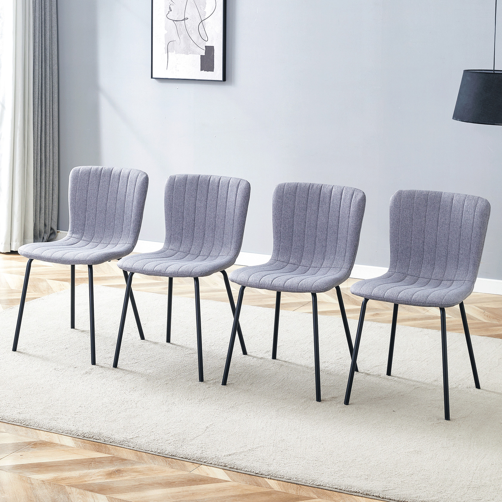 Curated visual reference: Casting Load Bearing Molding Reference: Set Of 4 Chairs Classic Color Combination
