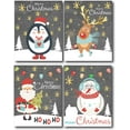 thumbnail image 1 of Set of 4 Christmas Wine Bottle Labels, 1 of 1