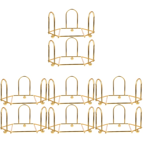 Set of 4 Coaster Storage Rack Home Decorations Sturdy Holder