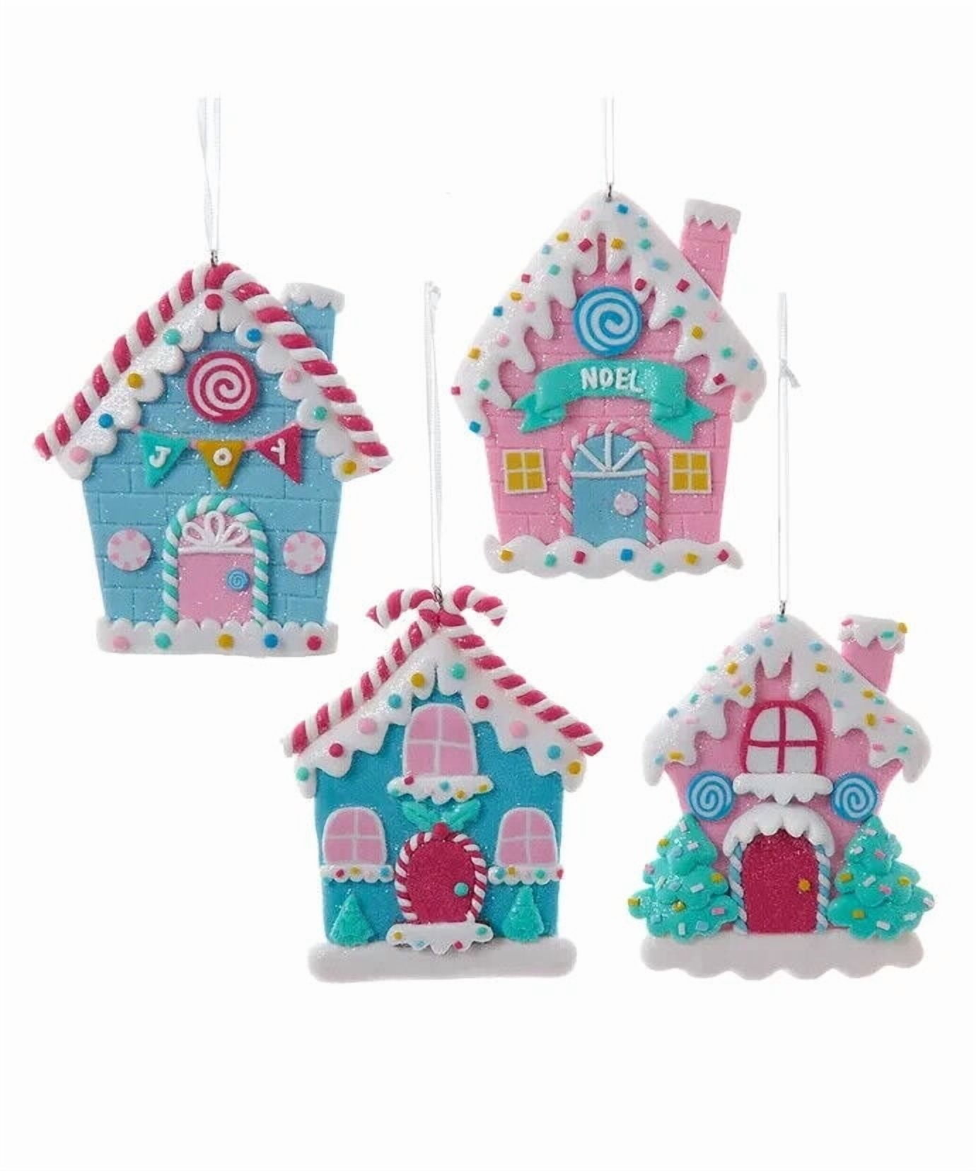 Kurt Adler Candy House Claydough Christmas Ornaments