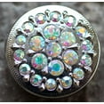 thumbnail image 1 of Set of 4 Conchos 1" Dia Rhinestone Horse Saddle Western Bridle Crystal Co162, 1 of 1