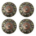 thumbnail image 1 of Set of 4 Conchos Western Saddle Tack Copper Flower Co543, 1 of 2
