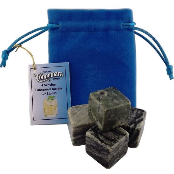 Set of 4 Connemara Marble Gin Stones