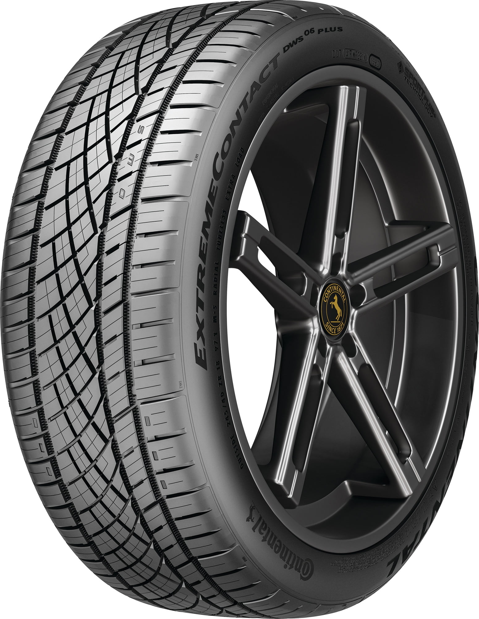 Set of 4 Continental ExtremeContact DWS06 PLUS 295/40ZR21XL 111Y Tires 2954021 295 40 21