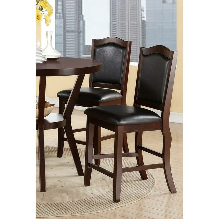 Set of 4 Counter Height Dining Chairs Kitchen Breakfast Dinette  display picture 1
