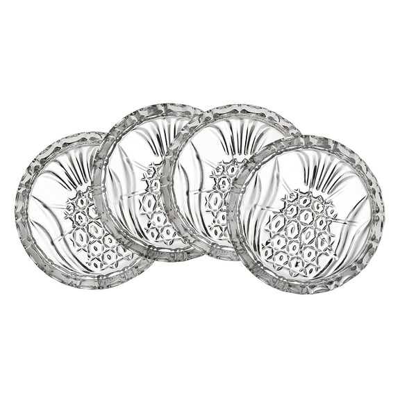 Set of 4 Crystal Pineapple Coasters by Shannon