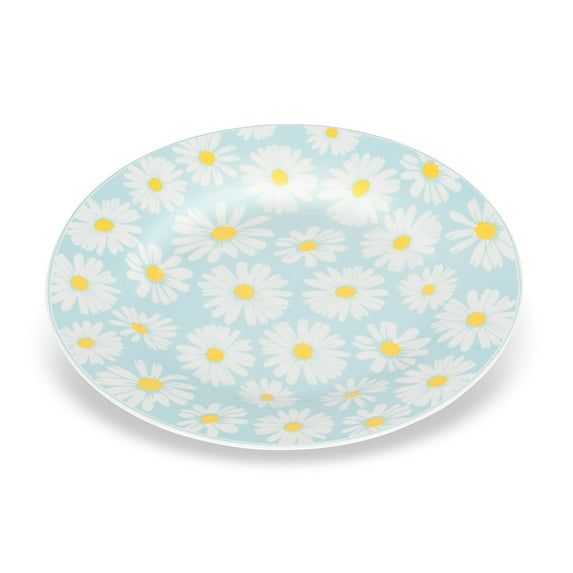 Set of 4 Daisy Print Small Plate