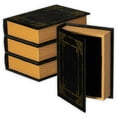 thumbnail image 1 of Set of 4 Decorative Vintage Book Shaped Trinket Storage Box, Black, 1 of 8