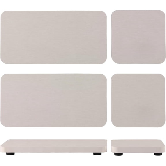 Set of 4 Diatomite Coasters, Quick-Drying Water Absorbing Stone Tray Bathroom & Kitchen Counter