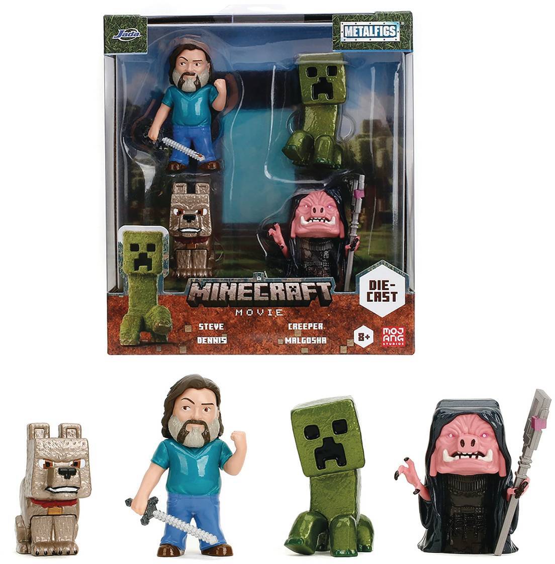 （送料無料）Jada Toys マインクラフト Jada Toys - A Minecraft Movie - MetalFigs - 2.5