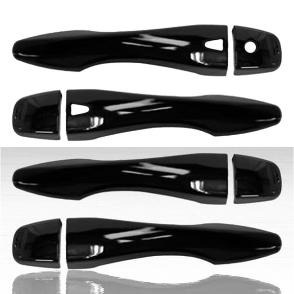 Set of 4 Door Handle Covers for 2013-2018 Nissan Altima - Gloss Black
