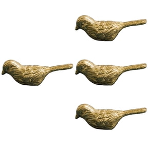 LITINKIMI Golden Bird Drawer Knobs for Decor Multipurpose Cabinet Wardrobe 4Pcs